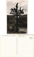 Altglashütten-Feldberg (Schwarzwald) Origineller Wegweiser  St. Blasien 1934 - Feldberg