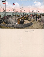 Ansichtskarte Laboe Strandleben, Strandkörbe 1914 - Autres & Non Classés