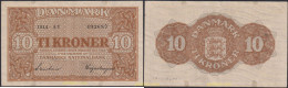 1206 DINAMARCA 1944 DINAMARCA 1944 10 KRONER - Denmark