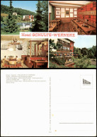 Siedlinghausen-Winterberg Mehrbildkarte Hotel-Pension SCHULTE WERNEKE 1980 - Winterberg