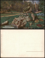 Ansichtskarte Karlsruhe Stadtgarten, Hirtenmädchen - Künstlerkarte 1912 - Karlsruhe