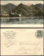 Bornhofen-Kamp-Bornhofen Panorama-Ansicht Blick Vom Rhein Aus 1903 - Autres & Non Classés