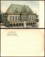 Ansichtskarte Bremen Rathaus, Straßenbahn - Coloriert 1900 - Bremen