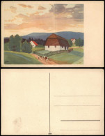 Ansichtskarte  Berufe /Arbeit: Bauern - Landwirtschaft Künstlerkarte 1940 - Paysans