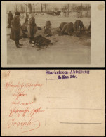 Ansichtskarte  Kriegsflüchtlinge WK1 1917  Abt. Starkstrom-Abteilung - War 1914-18