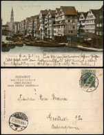 Ansichtskarte Hamburg Dovenfleet, Boote 1903 - Autres & Non Classés