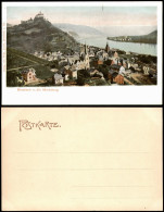 Ansichtskarte Braubach Stadt, Weinberge - Marksburg 1908 - Braubach