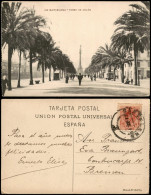 Postales Barcelona PASEO DE COLÓN 1912 - Autres & Non Classés