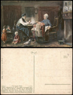 Das Frugale Mahl J. Israels Künstlerkarte: Gemälde / Kunstwerke 1913 - Paintings
