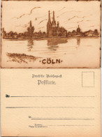 Ansichtskarte Köln Silhouette - Künstlerkarte # 1912 Prägekarte - Koeln