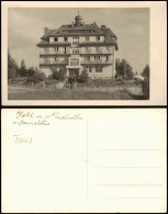 Postcard Taus Domažlice Hotel Belvedere 1940 - Czech Republic