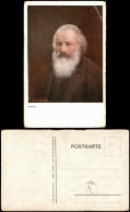 Ansichtskarte  Künstlerkarte Gemälde (Art) Bildnis Komponist BRAHMS 1910 - Paintings