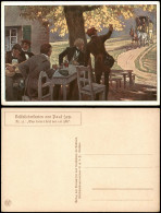 Künstlerkarte Volksliederkarte Paul Hey „Was Kommt Dort Von Der Höh". 1920 - Paintings