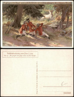 Ansichtskarte  Künstlerkarte (Art) Volksliedkarte Paul Hey Nr. 25 1910 - Peintures & Tableaux