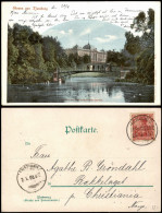 Ansichtskarte Hamburg Botanischer Garten 1900  Gel. Hamburg N. Kristiana - Autres & Non Classés