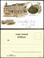 Litho AK Goslar Hotel Deutsches Haus, Steinberg, Kaiserhaus 1908 - Goslar