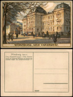 Würzburg Universität Orig.-Steinzeichnungen V. Wilh. Greiner 1922 - Wuerzburg