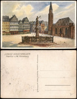 Ansichtskarte Frankfurt Am Main Römerberg - Künstlerkarte 1932 - Frankfurt A. Main