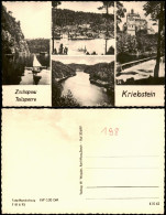 Lauenhain-Mittweida Mehrbildkarte Talsperre Kriebstein Zschopautalsperre 1962 - Mittweida
