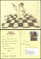 Ansichtskarte  Schach-Spiel Chess-Game Motivkarte Reinigung Schachbrett 2005 - Contemporain (à Partir De 1950)