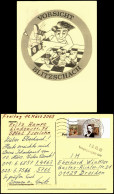 Ansichtskarte  Schach Chess Illustration "Vorsicht Blitzschach" 2005 - Contemporain (à Partir De 1950)