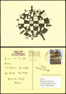 Ansichtskarte  Schach-Spiel Chess-Game Motivkarte Schachbrett-Kugel 2005 - Contemporain (à Partir De 1950)