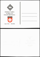 Schach Chess Jubiläums-Treffen 10 Jahre CCI CRANS MONTANA SCHWEIZ 1996 - Contemporary (from 1950)