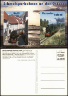Ansichtskarte  Mehrbild-AK Schmalspurbahnen Ostsee Molli Rasender 1999 - Trains