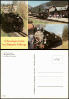 Schmalspurbahn Bei Teufelsmühl, Bahnhof Oybin Und Jonsdorf 1990 - Trains