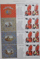 GENDARMERIE DE FRANCE  COSTUMES   LITH BRANDIN     41 X 30 CM. - Prints & Engravings