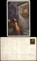 Ansichtskarte  Künstlerkarte Schubert 1910      Vignette Kathol. Schulverein - Peintures & Tableaux