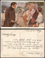 Künstlerkarte Gemälde (Art) "Schubert Mit Den Tschöllmäderln" 1917 - Paintings