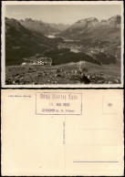 Ansichtskarte Samaden Samedan Hôtel Mottas Kulm - Fotokarte 1932 - Autres & Non Classés