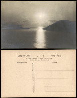 Norwegen Allgemein Norwegen Norge Mitternachtssonne Stimmungsbild 1913 - Norway