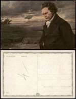 Künstlerkarte Gemälde Kunstwerk (Art) H. Wulff: Beethoven 1910 - Malerei & Gemälde