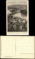 Ansichtskarte Frankfurt Am Main Blick über Die Stadt - Künstlerkarte 1928 - Frankfurt A. Main