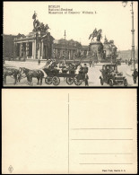 Ansichtskarte Mitte-Berlin National-Denkmal Kutsche Adler Auto 1908 - Mitte