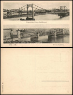 Köln Hängebrücke (Ersatz Schiffbrücke) Hohenzollernbrücke 2 Bild 1920 - Koeln