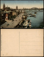 Ansichtskarte Köln Rheinufer Dampfer Steamer 1912 - Koeln