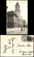 Ansichtskarte Mitte-Berlin Neues Stadthaus - Mann Mit Fahrrad 1914 - Mitte