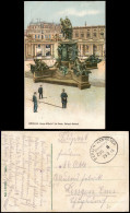 Ansichtskarte Mitte-Berlin  Künstlerkarte 1915  Bahnpoststempel Berlin Hannover - Mitte