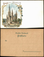 Litho AK Charlottenburg-Berlin Kaiser-Wilhelm-Gedächtniskirche - Gruss Aus 1908 - Charlottenburg