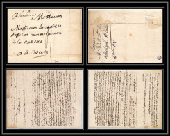 39182 Lac Rognes Lambesc 1790 Manuscrit Marque Postale Bouches Du Rhone Lettre Cover - 1701-1800: Précurseurs XVIII