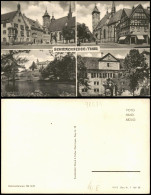 Ansichtskarte Schmalkalden DDR Mehrbildkarte Mit 4 Stadtteilansichten 1958 - Schmalkalden