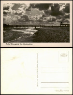 Ansichtskarte Heringsdorf Usedom Badestrand Seebad Bei Mondschein 1955 - Autres & Non Classés