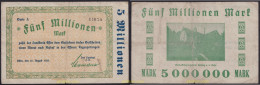 3663 ALEMANIA 1923 GERMANY 5000000 MARK 1923 EFFEN - Collections