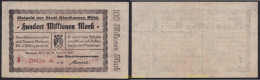 3690 ALEMANIA 1923 GERMANY 100000000 MARK OBERHAUSEN 1923 - Collections