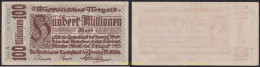 3688 ALEMANIA 1923 GERMANY 100 MILLIONS MARK MÜNSTER 1923 - Collections