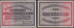 3691 ALEMANIA 1923 GERMANY HUNDERT MILLIONEN MARK DUSSELDORF 1923 - Collections