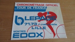 Autocollant Original Vintage Bijouterie Lepage Lille Montres Edox 11 Cm / 14 Cm - Autocollants